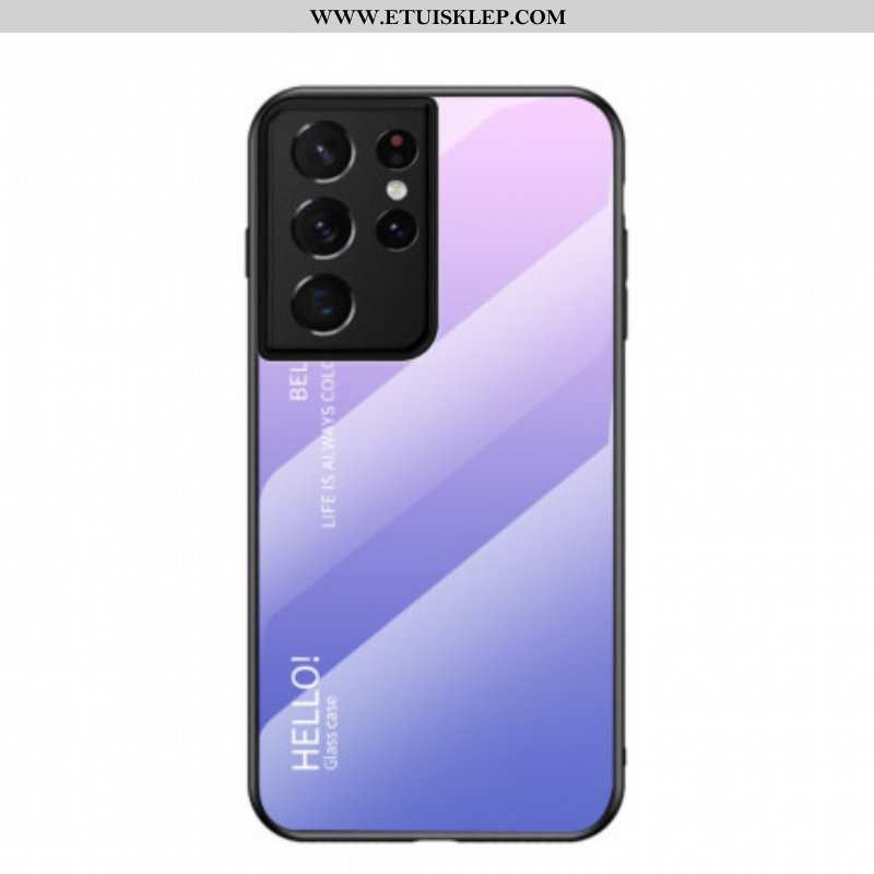 Etui do Samsung Galaxy S21 Ultra 5G Szkło Hartowane Witam